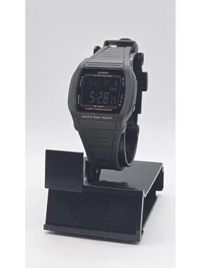 Casio W201-1BV Digital Chronograph Watch Resin Band Alarm 10 Year Battery